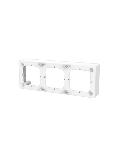 88915C5 Socle triple pour montage saillie