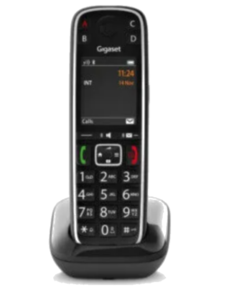 AR02670 - GIGASET E720 Gigaset E720 Noir Grand afficheur, grosses touches ( Sans Répondeur )