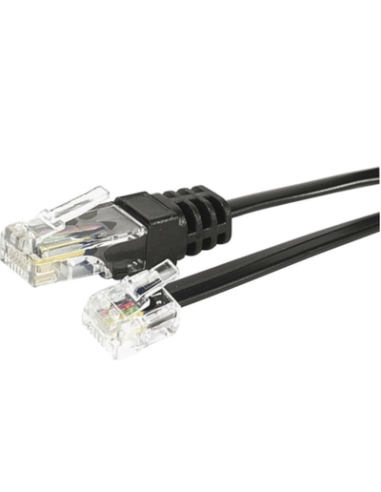 AR00148-91135 Cordon RJ45/RJ11 noir - 2 m