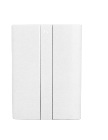 Module intro avec boîtier en plastique blanc avec ouverture frontale et fermeture à vis