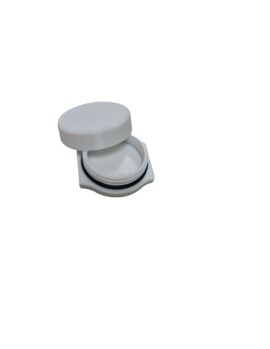 AR02651  Coque type montre pour emetteur fugue - Blanc