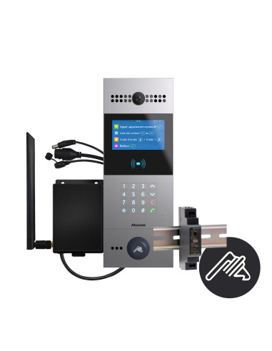 KIT-4GM-R28    KIT 4G R28A VIGIK. PREVOIR ABONNEMENT OU PREPAYE. ENCASTRE