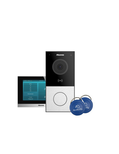 IDACONNECT  PACK VILLA WIFI CONNECTE E12W + 1 MONITEUR 7' C315W, 2 ALIM, 2 BADGES & APP.