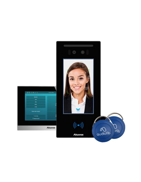NEREÏDES  PACK VILLA WIFI CONNECTE E16C + 1 MONITEUR 7' C315W, 2 ALIM, 2 BADGES & APP.