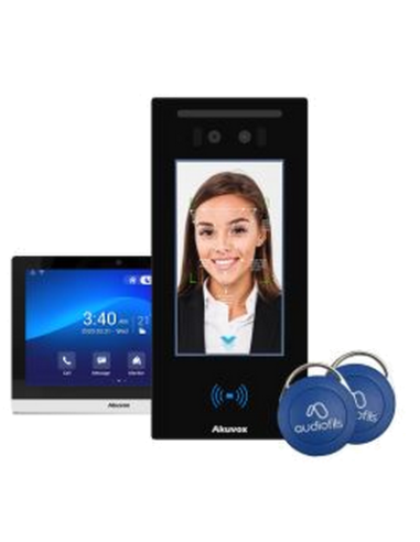 NEREÏDES+  PACK VILLA WIFI CONNECTE E16C + 1 MONITEUR 10' C319A, 2 ALIM, 2 BADGES & APP.