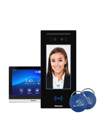 NEREÏDES+  PACK VILLA WIFI CONNECTE E16C + 1 MONITEUR 10' C319A, 2 ALIM, 2 BADGES & APP.
