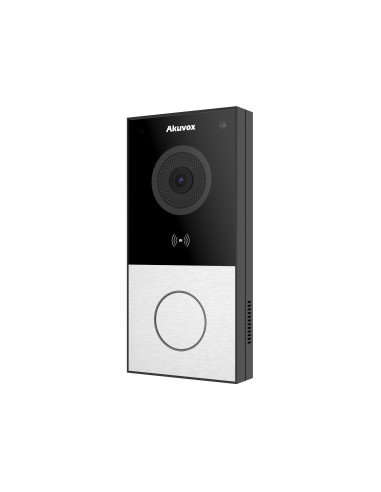 E12S  INTERPHONE VIDEO COMPACT SIP 1 BP CAM 2MP 123°, LECTEUR 13,56 & BLE.SAILLIE
