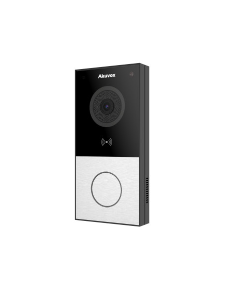 E12W  INTERPHONE VIDEO COMPACT SIP WIFI 1 BP CAM 2MP 123°, LECTEUR 13,56 & BLE.SAILLIE