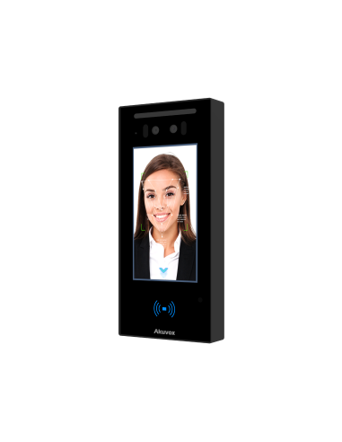 E16C  VISIOPHONE SIP TACTILE 5' +CLAVIER CODE CAM 2MP 116° LECTEUR QR CODE 2 RELAIS.