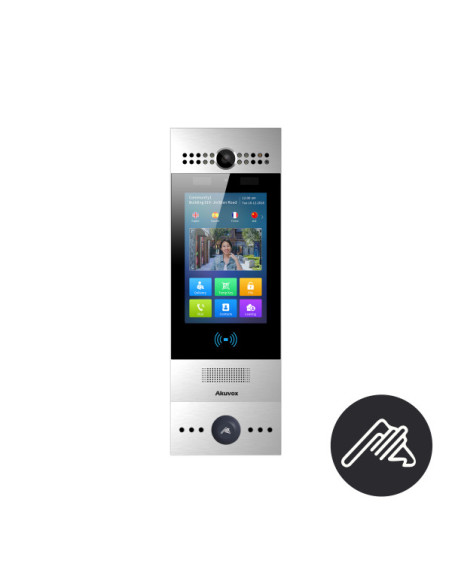 R29S-VIGIK-S  VISIOPHONE TACT. 7'+T25 VIGIK+CODE CAM 2MP 120° QR CODE 2RELAIS. IK06.SAILLIE