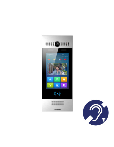 R29C-L-BIM  VISIOPHONE IP 2MP LTE BIM TACT. 7'+BLE+RECO+CODE LECTEUR+QRCODE 2 RELAIS IK6