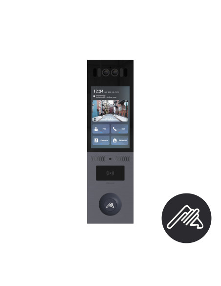 X915S-VGIK-S  VISIOPHONE IP T25 TACT. 8'+BLE+RECO+CODE CAM 5MP LECTEUR QR CODE IK10. SAILLIE