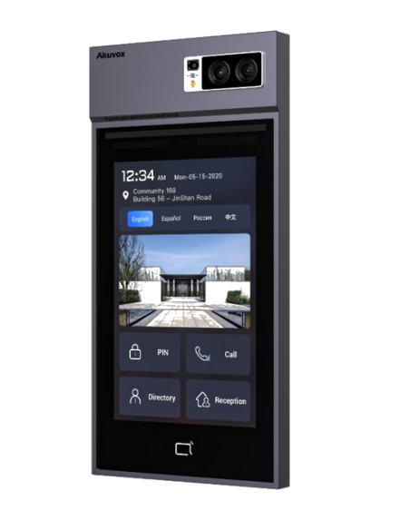 S539  VISIOPHONE IP TACT. 10'+BLE+RECO+CODE CAM 5MP 120° LECTEUR QR CODE  IK09