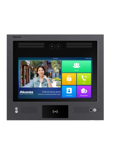 X916S-L  VISIOPHONE IP LTE TACT. 13'+BLE+RECO+CODE CAM 5MP 120° LECTEUR QR CODE  IK09