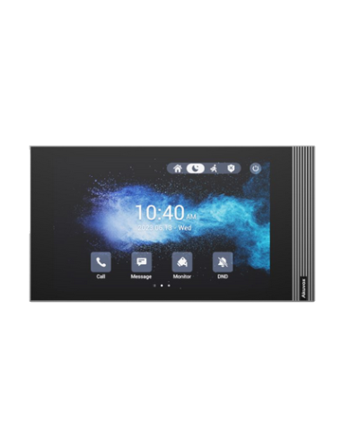 S562W   MONITEUR INTERIEUR SIP AVEC ECRAN 7'' ET WIFI (VERSION LINUX), FAÇADE PLASTIQUE