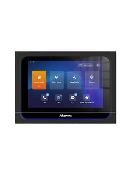X933W   MONITEUR INTERIEUR SIP ANDROID 9.0 WIFI+BLE TACTILE 7' FAÇADE PLASTIQUE