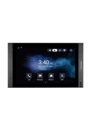 S567  MONITEUR SIP ECRAN TACTILE 10'' & PLAYER MUSIQUE 4 HP CAM ANDROID 12