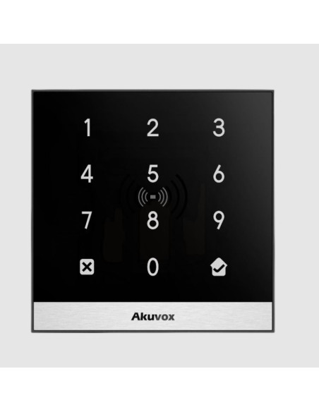 A02  CONTROLE D'ACCES CONNECTE CLAVIER CODE LECTEUR RFID 13,56MHZ & 125KHZ