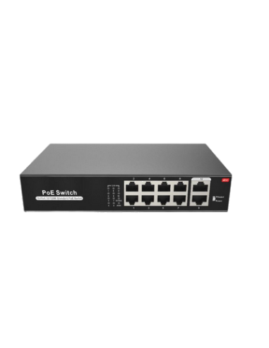 POE8+  SWITCH RESEAU POE 10 PORTS DONT 8 POE+. 100W