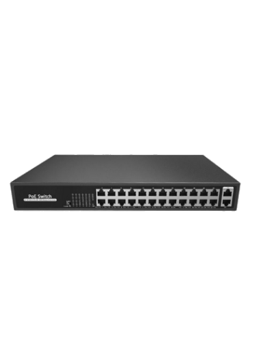 POE24+  SWITCH RESEAU POE 26 PORTS DONC 24 POE+. 250W