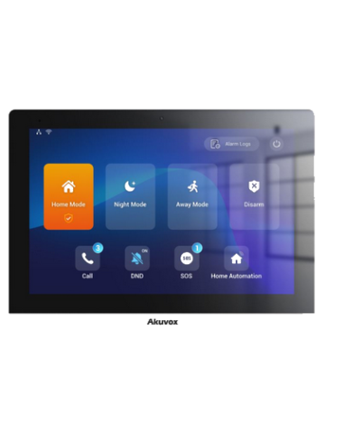 C319H   ECRAN INTELLIGENT 10''INTEGRANT TECHNOLOGIE ZIGBEE 3.0. SIP. FAÇADE PLASTIQUE
