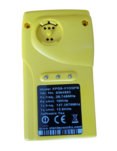 AR02116-010398-B Boitier inferieur jaune pour APG5/9 ( cote pince ) ( lot de 10 )