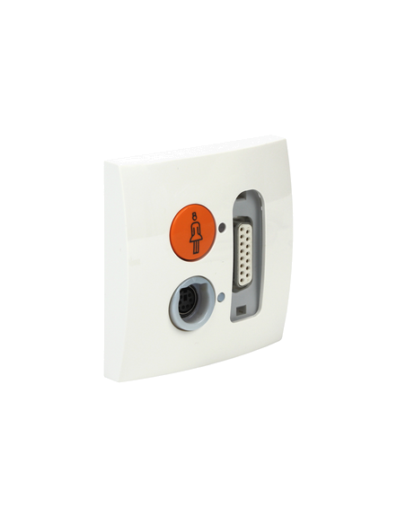Bloc d’appel avec fiche Mini DIN et fiche Varioline