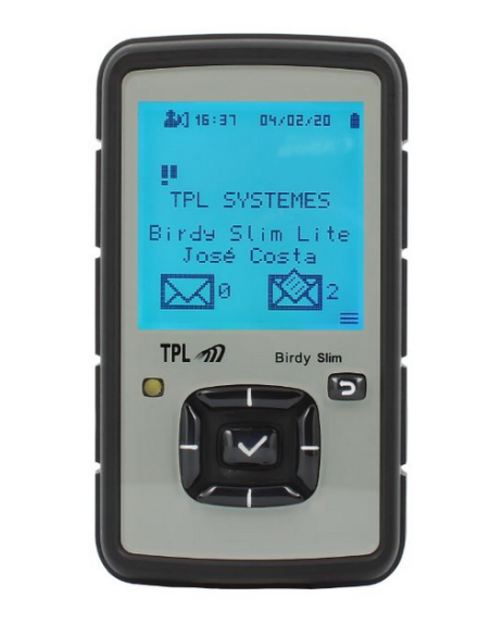 BIRDYSL2L_438-454T  BirdySlim Lite Rx 438-454 with battery and TPL LOGO