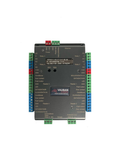 VERSOPLUS4 - CENTRALE TCP-IP VERSO+ 4 LECTEURS SERVEUR WEB ALIM 12VDC