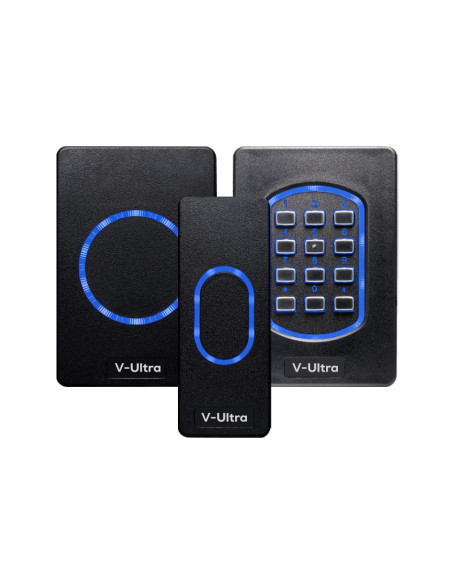 Vauban Systems - VULTRASMW32TER -Lecteur V-ULTRA Slim VAUBAN - Wiegand 32/56 bits - noir - bornier