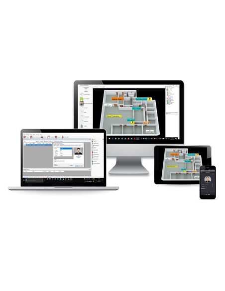 VXSOFTWARE - Licence software Visor X (8 portes, 1 site, 1 société)