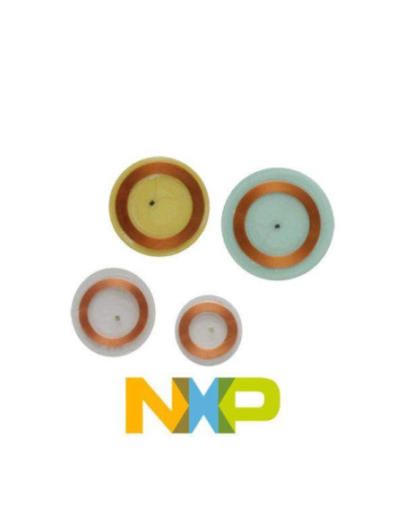 DTAW01020O - TAG ADHÉSIF MIFARE 1K - NON NUMÉROTÉ - 13,56 MHZ