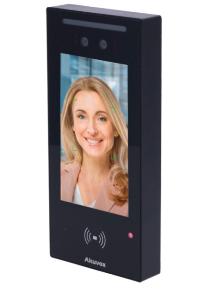 A05C  CONTROLE D'ACCES RECONNAISSANCE FACIALE OU QR CODE AVEC ECRAN 5' CAM 2MP. LECTEUR+BLUETOOTH