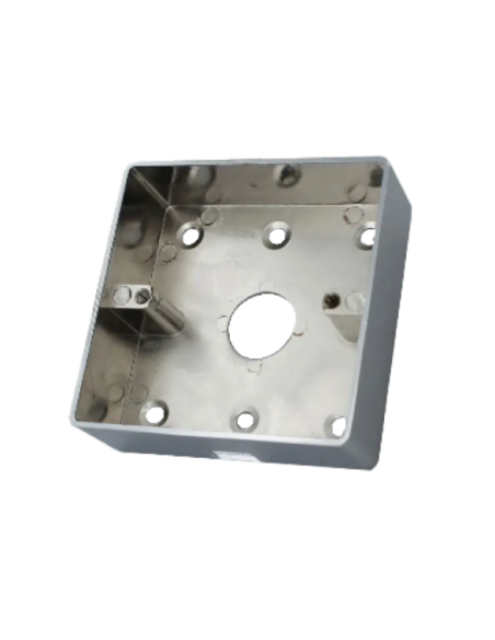 BP-E07-86  BOUTON DE SORTIE "PORTE" AVEC LED SUR PLAQUE INOX 86. ( lot de 5 )