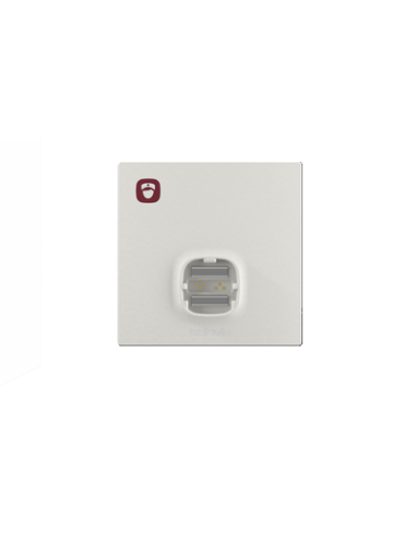 50.12.0260  Prise simple passive avec bouton d'appel et prise magnétique