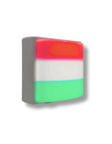 CRW-HB-2 Hublot 3 feux (Rouge/ Vert/ Blanc) fixe ou condensé