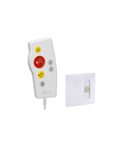 PR125.5920 KIT EZ.128.5640 Manipulateur, appel, 2 éclairages, service, 2 VR, magnétique + EZ.128.7500S Bloc prise, magnétique