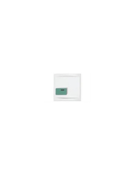 AR00214-88881H3N - Remplace 88881H3 (en combinaison avec le cadre 88914A5) - Plaque de propreté pour bouton vert