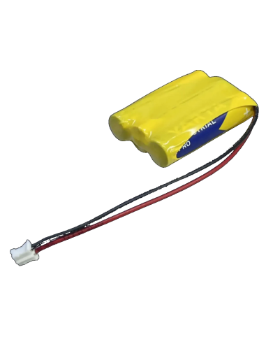 AR00041 - 200210DU  Ensemble de 3 piles avec connecteurs pour bloc appel malade GBH-2X STANLEY BLICK - 4.5V (lot de 5 )