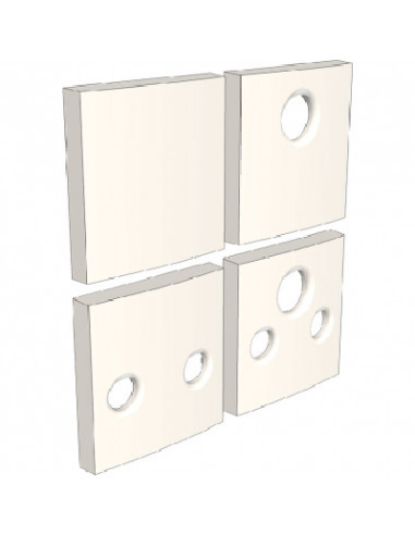 660229 Support face avant blanc 1B