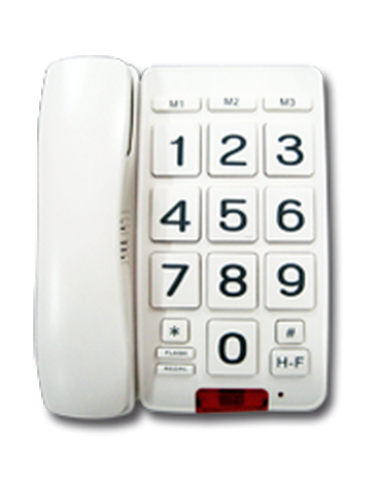 CR-TEL-AUTO Combiné téléphonique ANA/DTMF grosses touches