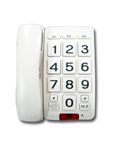 CR-TEL-AUTO Combiné téléphonique ANA/DTMF grosses touches